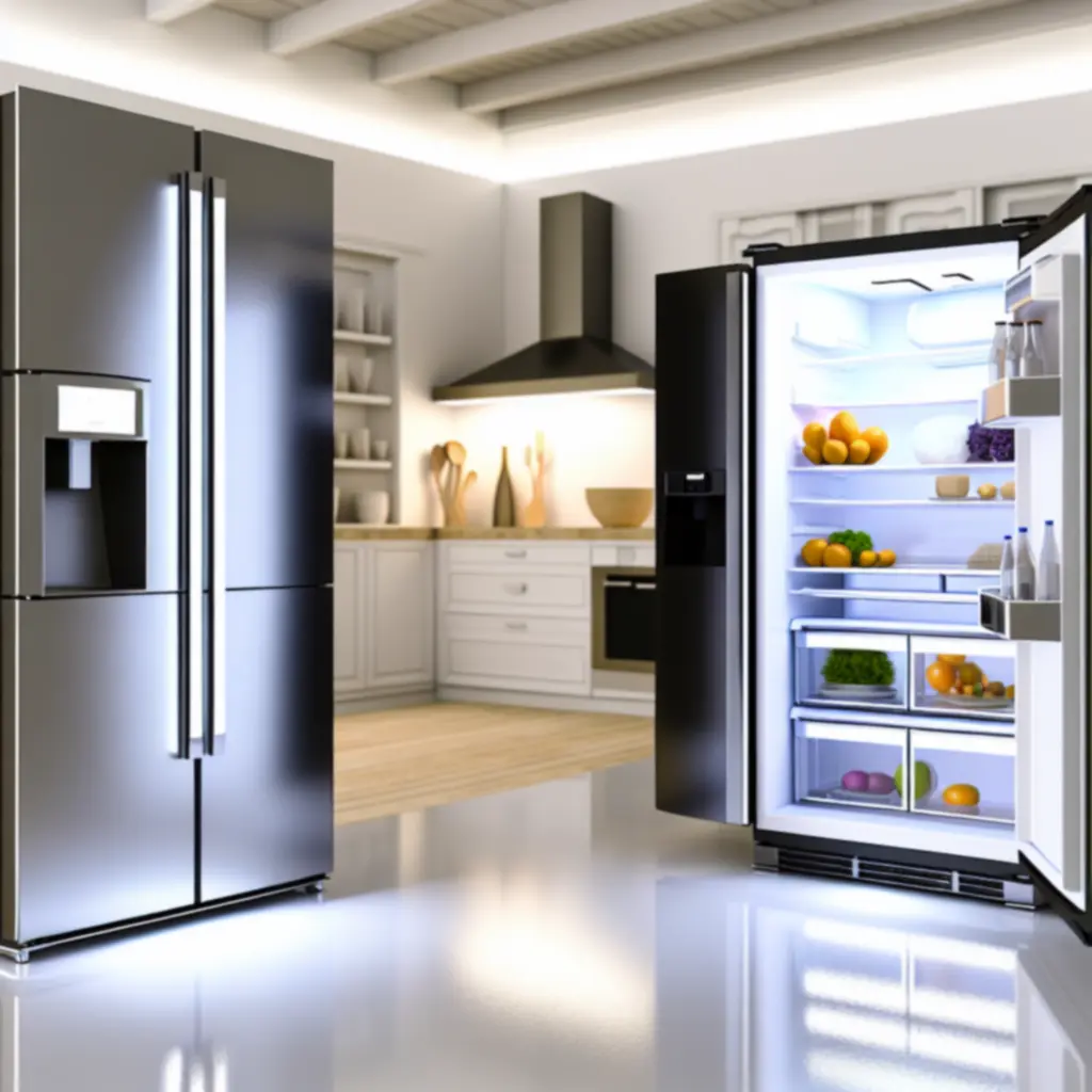 Nowoczesne lodówki z funkcjami smart i ekranami dotykowymi