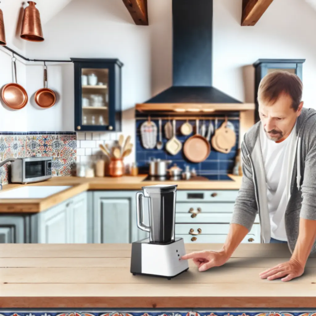 Testowanie sprzętów kuchennych na blacie w nowoczesnej kuchni