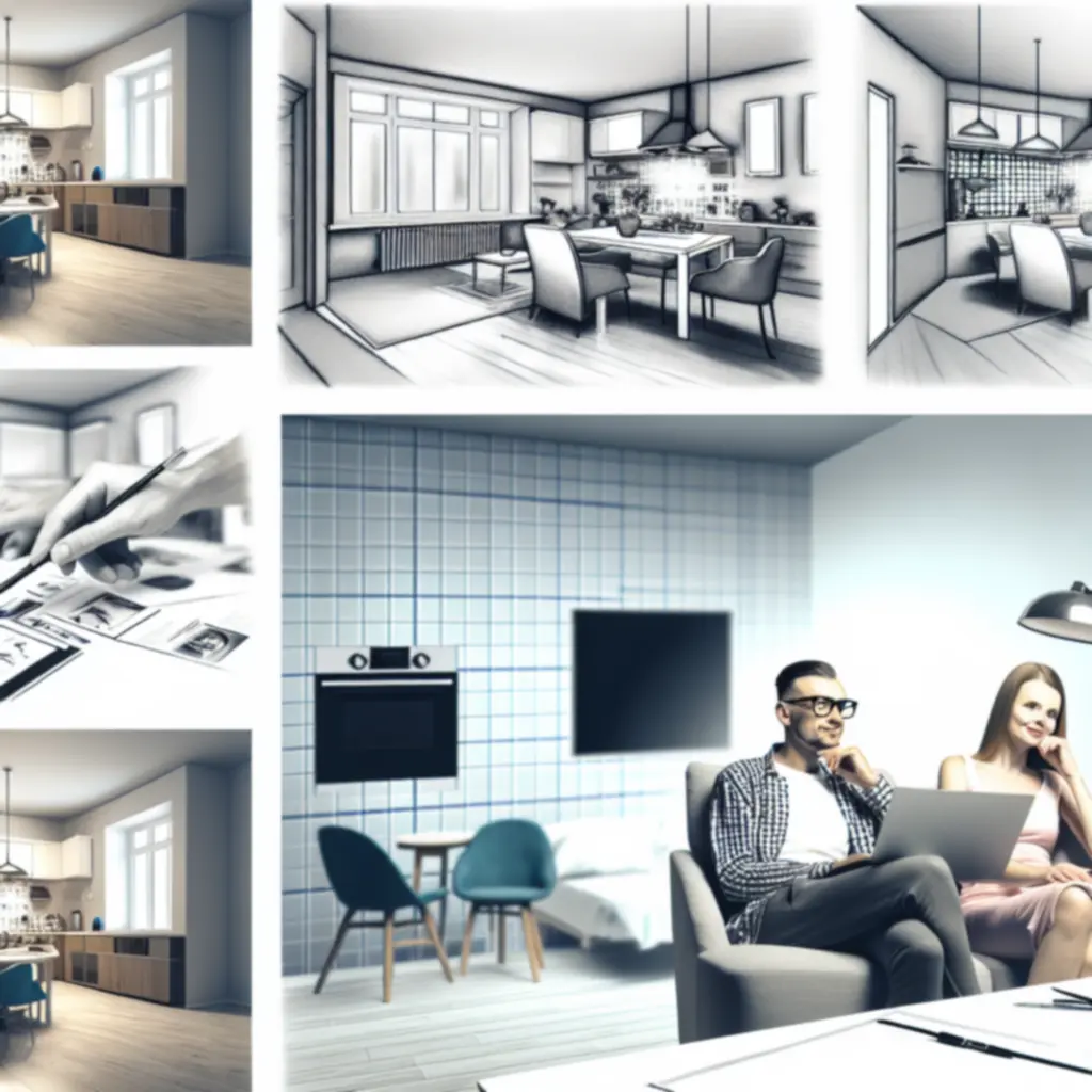 Użytkownicy dzielący się opiniami w nowoczesnym salonie